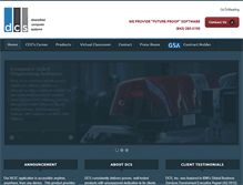 Tablet Screenshot of dcs911.com